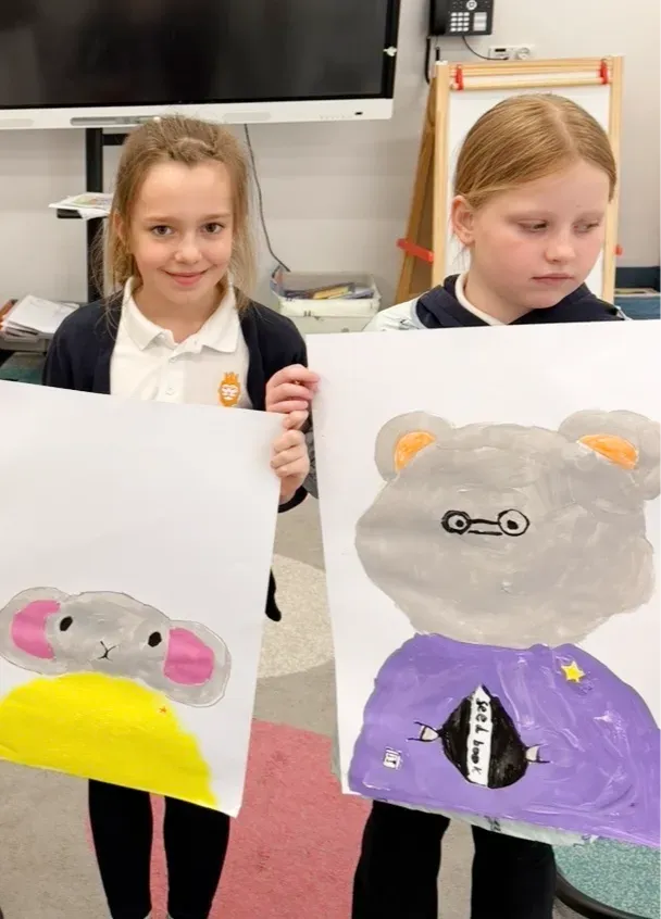 Guided painting in action